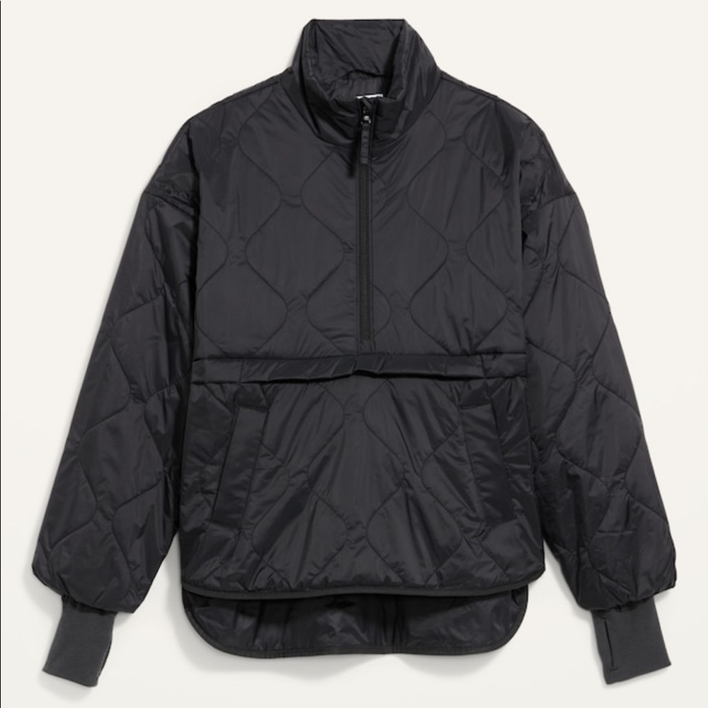 Old Navy Half-Zip Water-Resistant Quilted Jacket for Women
